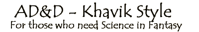 'AD&D, Khavik Style' Banner