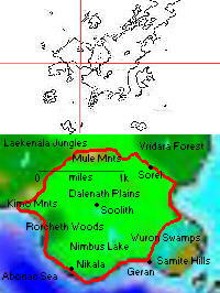 Location of the Toomar Tribes